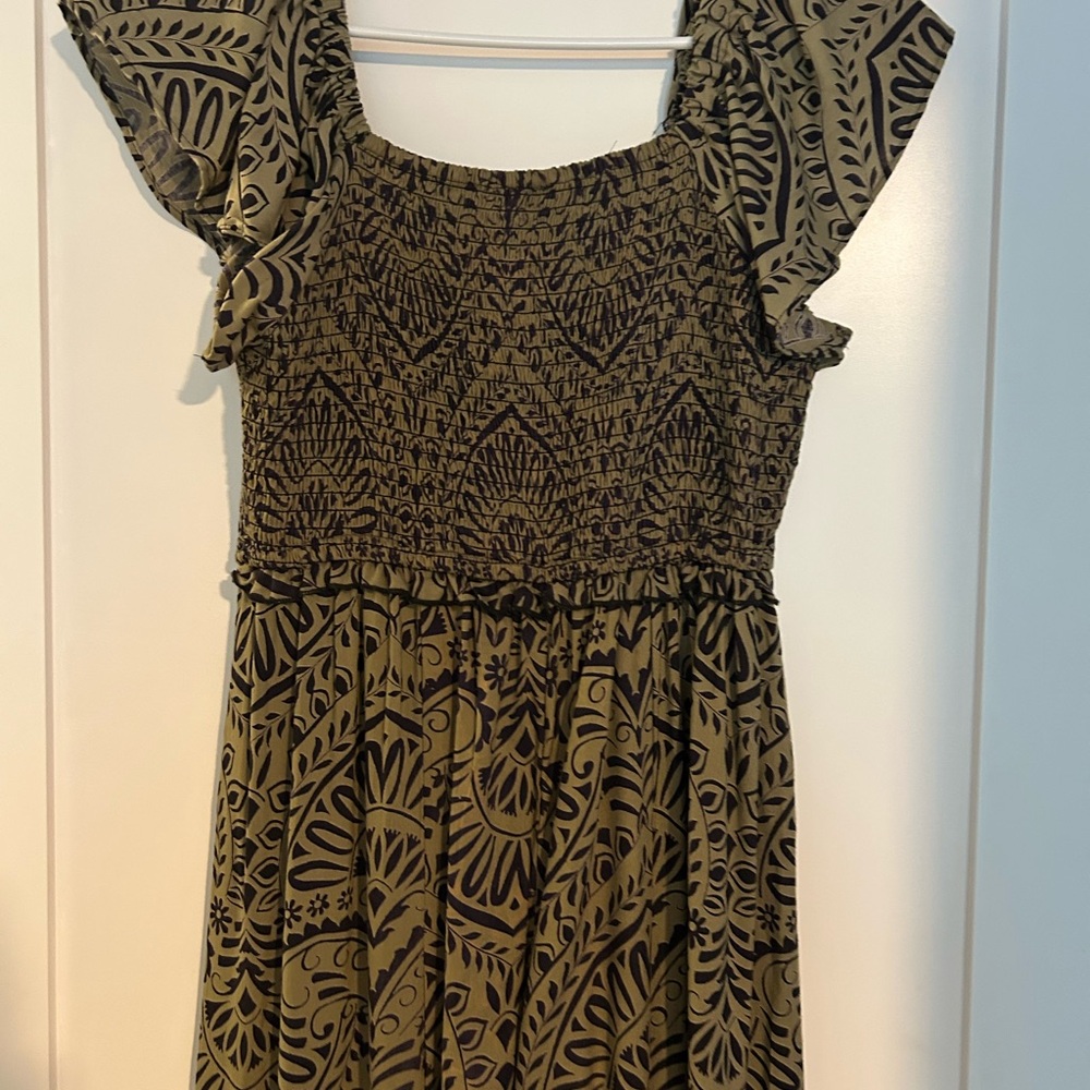 Angie Black and Tan Bohemian Jumpsuit - Picture 7 of 7